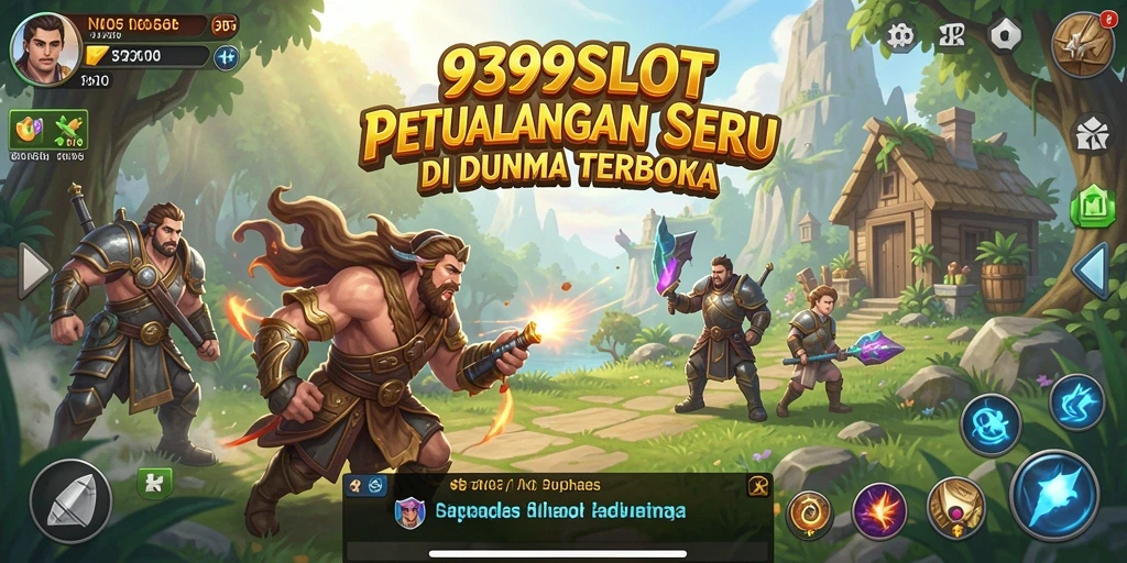 Tampilan menarik dari gameplay Open World di 9399SLOT.