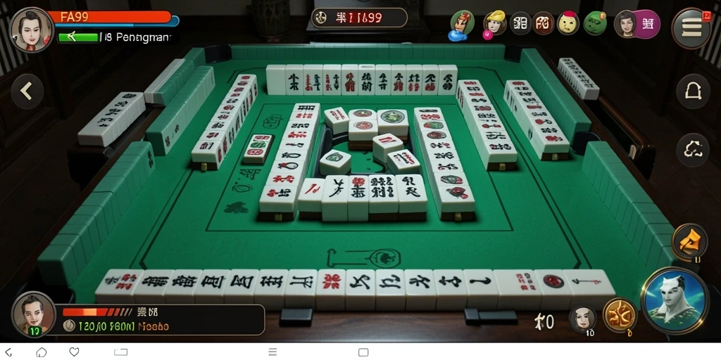 Tampilan gameplay Mahjong yang menarik dan menantang di FA99.