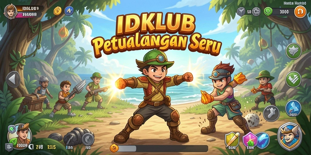 Tampilan gameplay seru di IDKLUB dengan petualangan mendebarkan.