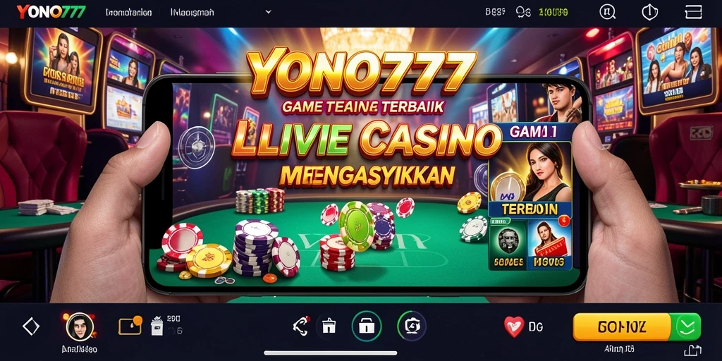 Tampilan gameplay YONO777 dalam suasana Live Casino yang mengasyikkan.